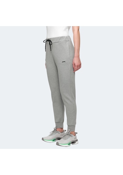 Slazenger VETERAN RBN Kadın Cepli Açık Gri Eşofman Altı