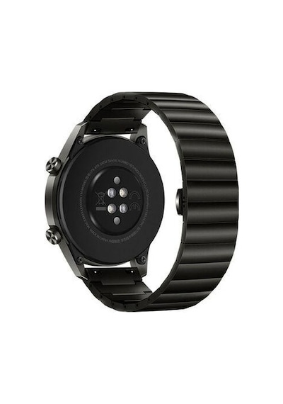 Oppo Watch 46mm 22mm Yandan Klipsli Paslanmaz Çelik Kordon + Metal Kordon Dönüştürücü