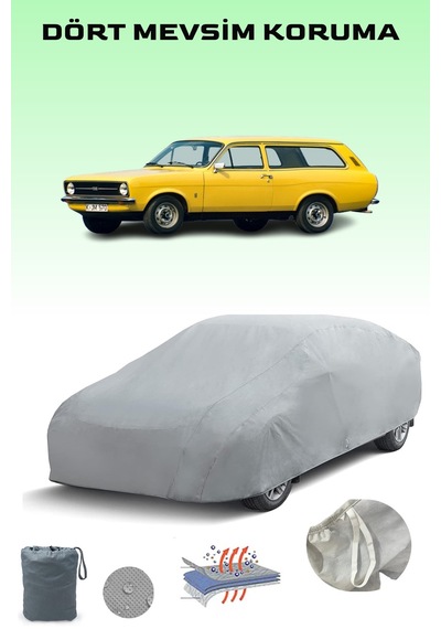 Gri Ford Escort 2 Turnier Araba Brandası, Oto Örtüsü, Araba Çadırı Gri