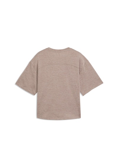 Puma Cloudspun Relaxed Kadın Bej Antrenman T-shirt 52745788 Bej