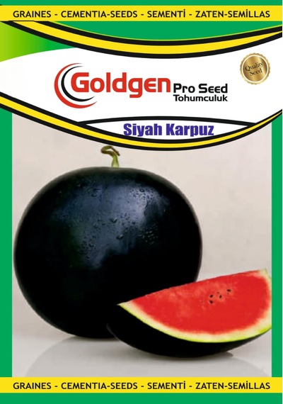Goldgen Siyah Karpuz Tohumu 1 Paket