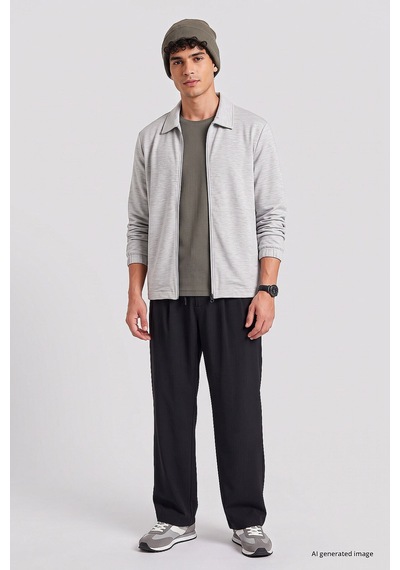 Tommylıfe Gri Rahat Form Erkek Ceket - 88494