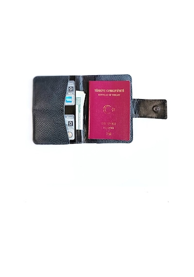 Vip Gift Pasaport Kılıfı Pasaportluk Hakiki Deri Pembe