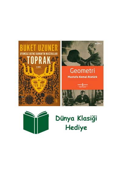 Uyumsuz Defne Kaman'ın Maceraları - Toprak + Geometri + Dünya Klasiği Hediye