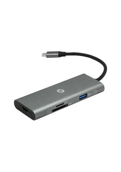 Frisby Fa-7712tc Usb Type-c Hub Hdmı + 3 X Usb 3.0 + Sd-tf + Pd Şarj Kdo