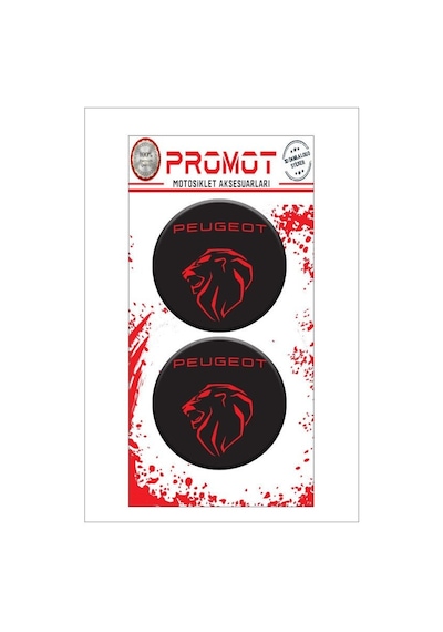 Peugeot Amblemi Oto Sticker 3d 03