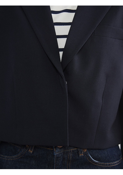 Lcw Vision Lacivert Kadın Crop Blazer Ceket