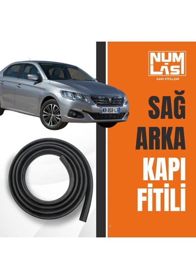 Peugeot 301 Sağ Arka Kapı Fitili-a Kalite-numlas-nm3616