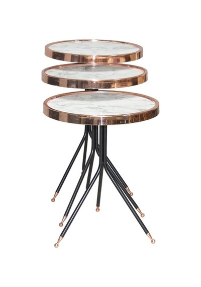 Brc Olimpik Zigon Model Beyaz Mermer Metal Transmisyon Gold Kapl (401332268)