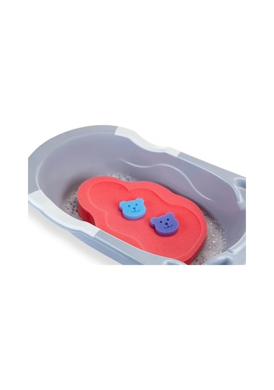 Babyjem Bebek Küvet İçi Sünger + Yıkama Süngeri Kırmızı