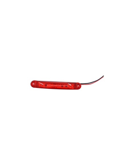 10 Adet Kırmızı Parmak Lamba 9 Led 12v 24v