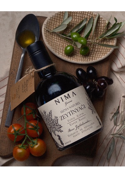 Nima Gurme Sızma Naturel Bursa Zeytinyağı 500 ML