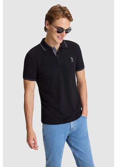 U.S. Polo Assn. U.s. Polo Assn. Erkek Siyah Tişört Basic 50326975-vr046