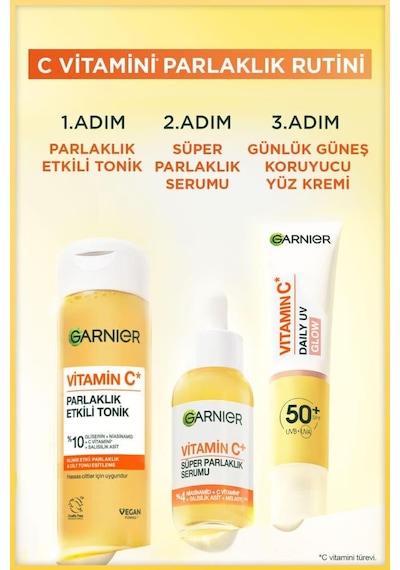 Vitamin C Parlaklık Etkili Canlandırıcı Tonik Gliserin, Niasinamid, Salisilik Asit 120 Ml 3600542628419-10608
