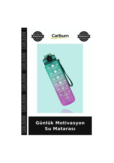 Özel Üretim Motivasyonel Zaman Çizelgeli Sporcu Renkli Hediyelik Günlük Motivasyon Su Matarası
