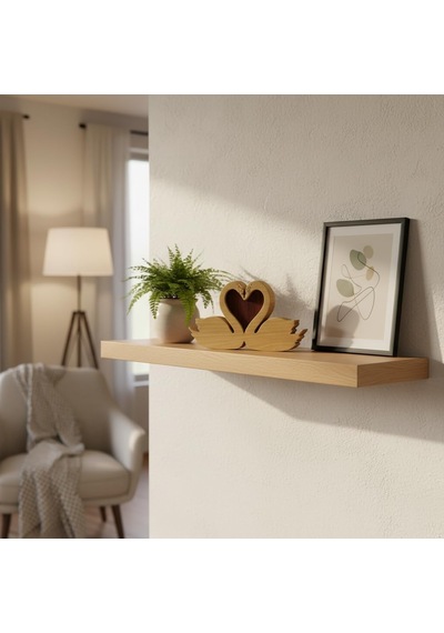 Simdale Wood İsimli Ahşap Kuğu Ve Gizli Kalp - Romantik Puzzle Biblo