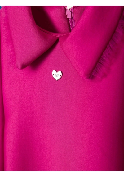 Xo Kids Kız Çocuk Elbise 4-8 Yaş 9222 Pembe