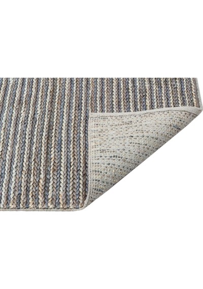 Eko Halı Netra Jüt C-1512 Navy Multy Xw Dekoratif Jüt Kilim Çok Renkli