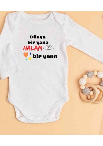 Lupi İsimli Zıbın Yazılı Bebek Zıbın Fil Dişi-lacivert Beyaz