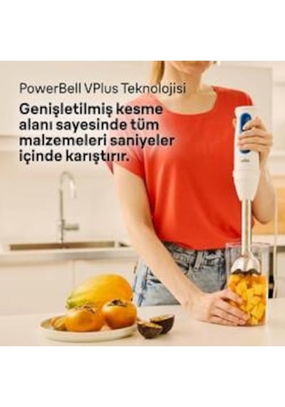Braun Multiquick MQ30202MWH 900 W 3 El Blender