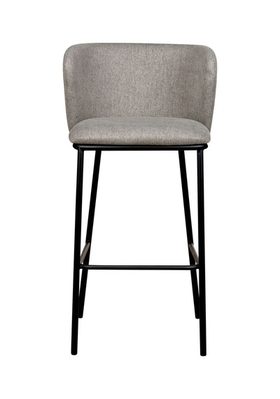 Mına 2'li Bar Sandalyesi Seti, 73 Cm Oturum, Ayak Destekli, Modern Tasarım Gri Mına 2'li Bar Sandalyesi Seti, 73 Cm Oturum, Ayak Destekli, Modern Tasarım Gri