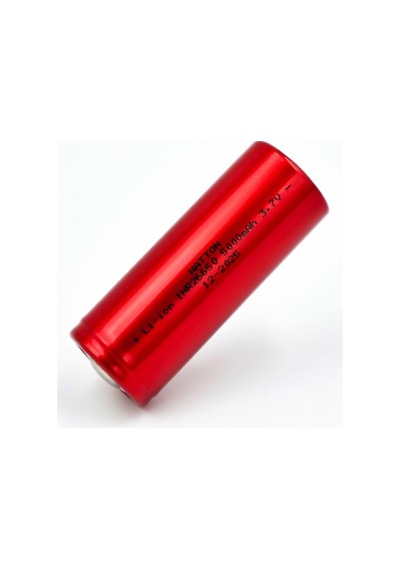 Watton Inr 26650 Şarjlı Pil 5000mah 3.7v Li-ion Yüksek Kapasiteli El Feneri Projektör Pili Kırmızı