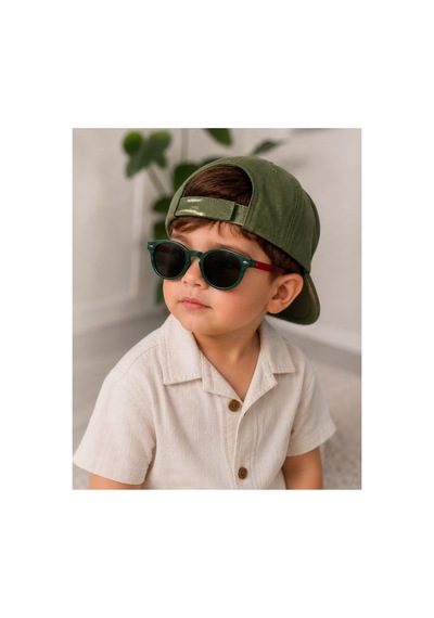 Unisex Yeşil Kırmızı Bebek 0 Yaş Ile 4 Yaş Aralığı Güneş Gözlüğü Polarize Camlı Çocuk Güneş Gözlüğü