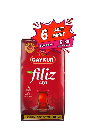 Filiz Çayı 1000 Gr. Altılı Paket