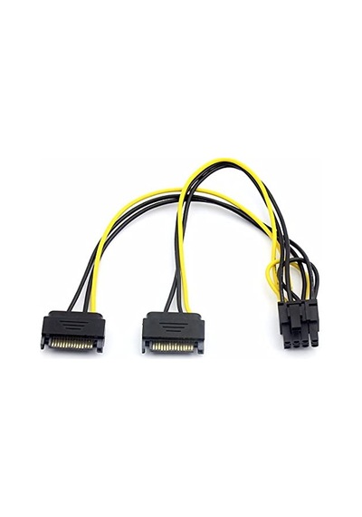 Sata To 8 Pin 6 2 Pci-e Güç Molex Power Kablosu Çevirici Dönüştürücü 4327