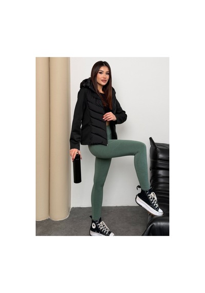 Asur Boutique Asur Butik Kadın Kapşonlu Micro Dolumlu Zr Model Mont Siyah