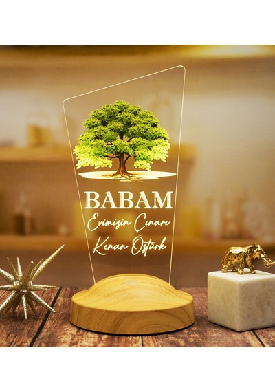 Babaya Hediye, Babalar Günü Hediyesi, Babama Hediye, Gece Lambası (545778155)