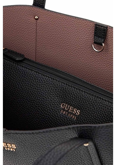 Guess Kadın Brenton Tote Omuz Çantası - Siyah Siyah