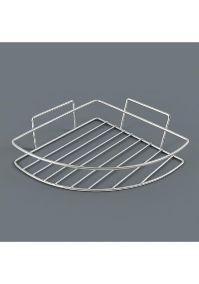 Köşe Rafı 304 Paslanmaz Çelik Şampuanlık 23x23 Cm Kbk100 Diğer
