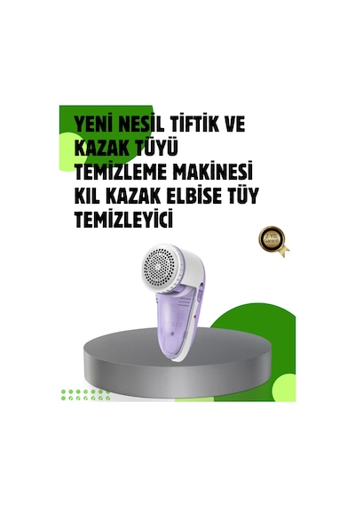 Pamuk Tiftik Tüy Temizleme Makinesi 5w 3 Bıçaklı Sistem Çok Renkli
