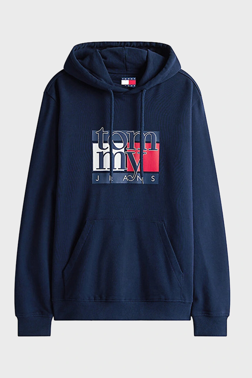 Tommy Jeans Erkek Sweat Dm0dm22092 C1g Lacivert Lacivert