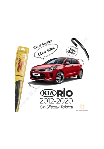Kia Rio Silecek Takımı 2012-2017 İnwells Hibrit Kia Rio Silecek Takımı 2012-2017 İnwells Hibrit