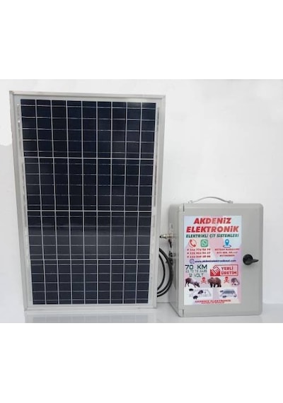 Elektrikli Çit Ayı Domuz Kovucu Sirenli Kısa Devre Uyarılı 50..