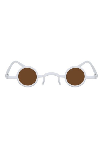 Meltoz Minimal Vintage & Retro Güneş Gözlüğü Bal Rengi