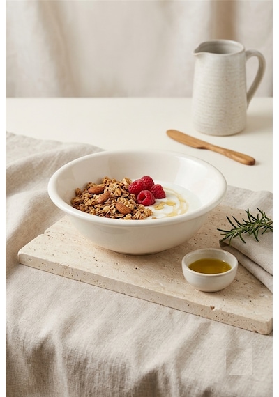 Valencia Salata Kasesi 22cm Krem Rinart