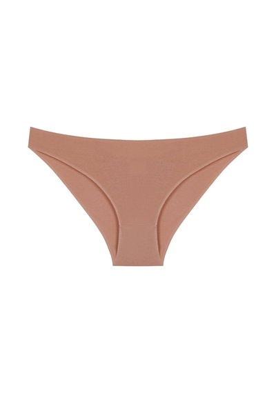 10010 Slip 3'lü Bikini Külot Paketi 10010-v6-Somon-Vizon-K.Kapiçino Somon - Vizon - Kahverengi