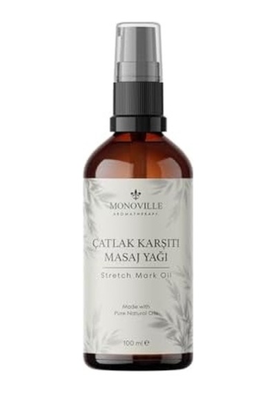 Çatlak Karşıtı Masaj Yağı 100 Ml Cam Şişede%100 Doğal Stretch Mark Oil