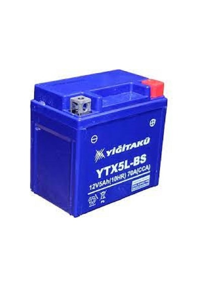 12V 5Ah Yiğit akü YTX5L-BS (MF)