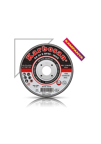 KARBOSAN İNOX THIN KESİCİ 115 Mm 300 ADET (1 KOLİ)