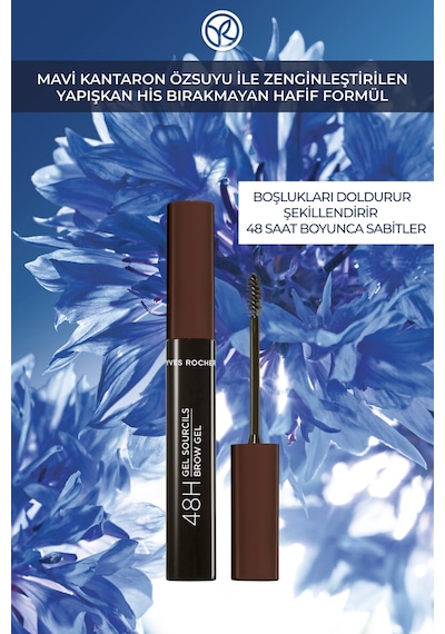 Kaş Şekillendirici Sabitleyici Ve Boşluk Doldurucu Profesyonel Maskara 4ml-kahve Çok Renkli