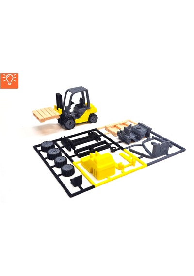 Teknoartshop Forklift Model Kit Card
