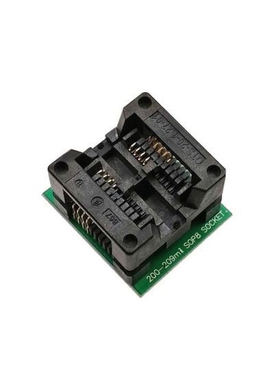 200 Mil Smd Soic8 Sop8 So8 To Dip8 Yaylı Soket Adaptör Eeprom Flash Programlayıcı 200mil