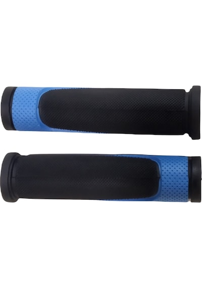 KNT 2 Renkli Bisiklet Elciği Pvc Silikon Mavi Siyah Renk 125 mm Mavi - Siyah