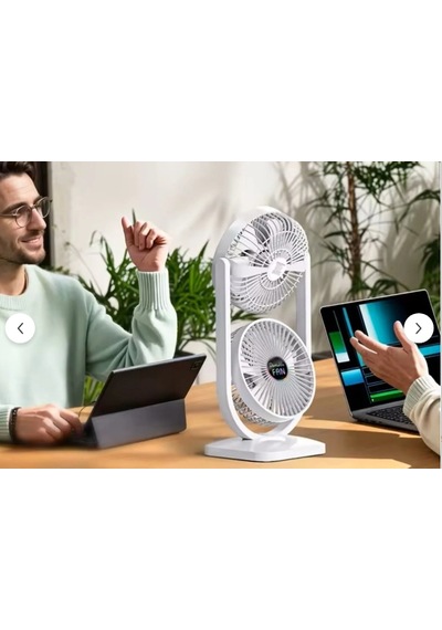 S30 2'si1 Arada Çift Başlı Fan İç Ve Dış Mekan İçin İdeal Ayrı Yukarı Aşağı Kontrol