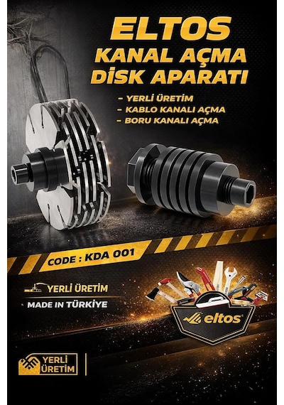 Kanal Açma Disk Aparatı, Kablo Kanalı Ve Boru Kanalı Açma Aparatı, Beton, Duvar, Mermer Kesimi