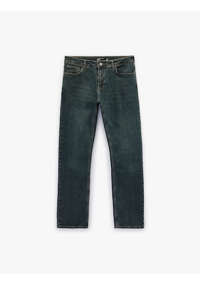 Koton Pamuklu Düz Paça Normal Bel Straight Fit Jean Pantolon - Mark Jean Petrol 7wam40130nd Koton Pamuklu Düz Paça Normal Bel Straight Fit Jean Pantolon - Mark Jean Petrol 7wam40130nd